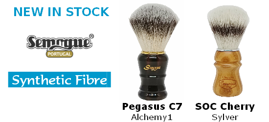Semogue Synthetic Fibre Shaving Brushes