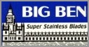 BIG BEN (blue) Super Stainless Double Edge Razor Blades