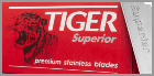 TIGER Superior Stainless Double Edge Razor Blades