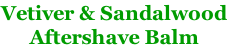Vetiver & Sandalwood Aftershave Balm