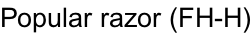 Popular razor (FH-H)