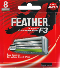 Feather F3 Cartridge Razor Blades