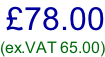 £78.00 (ex.VAT 65.00)