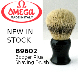 OMEGA B6902 Badger Plus Shaving Brush